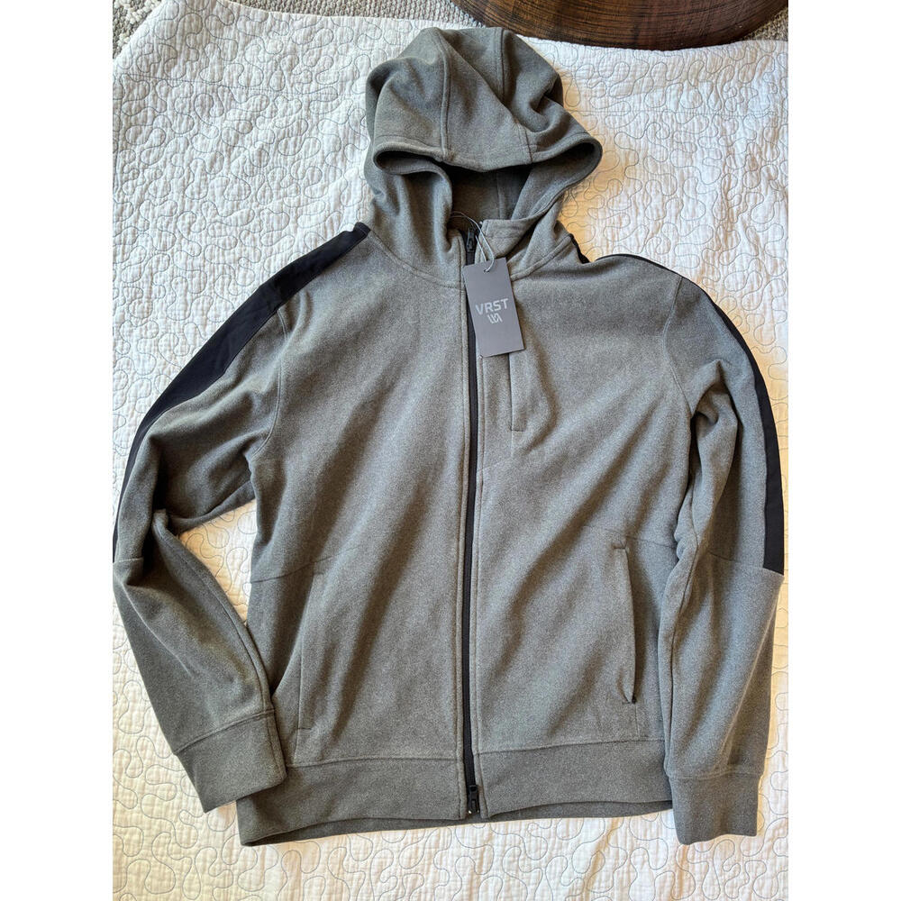 Men's VRST Zip-Up Fleece with Hood and Side‎ Pockets Size Medium #641